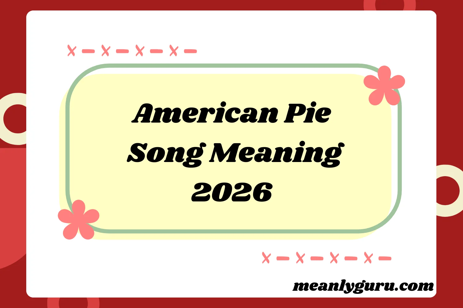American Pie Song2026