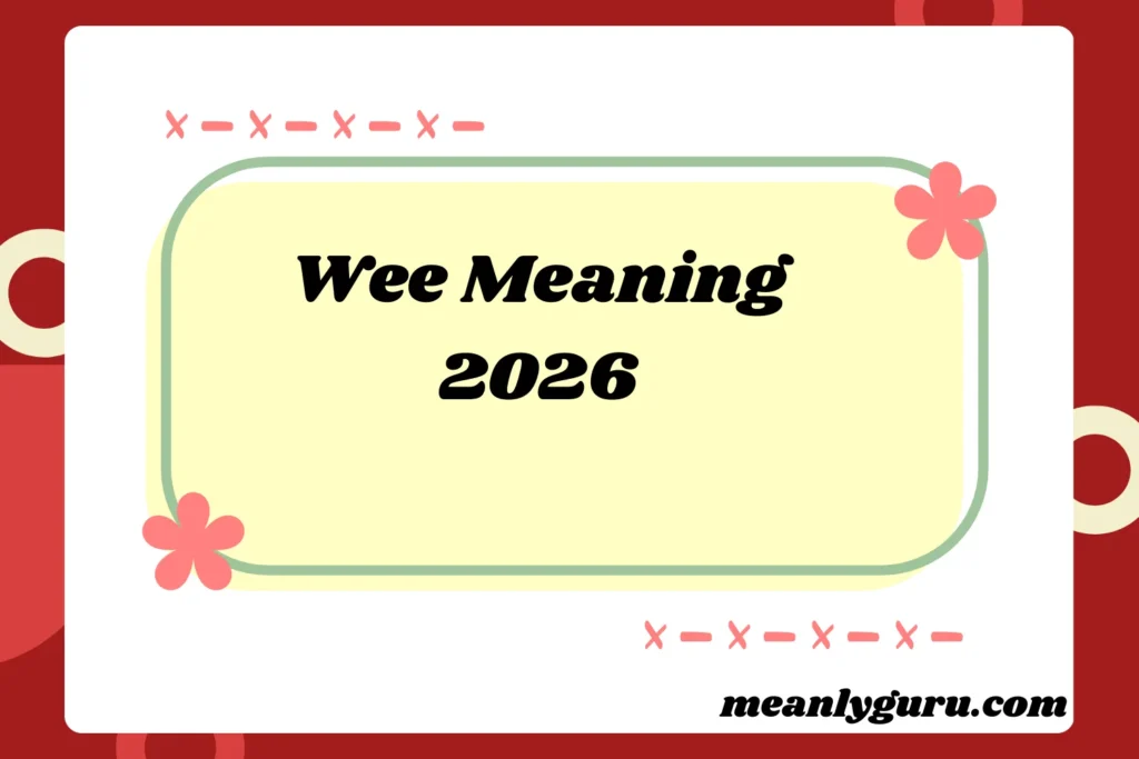 Wee Meaning2026