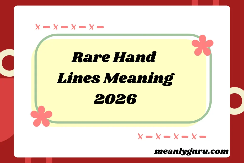 Rare Hand Lines2026