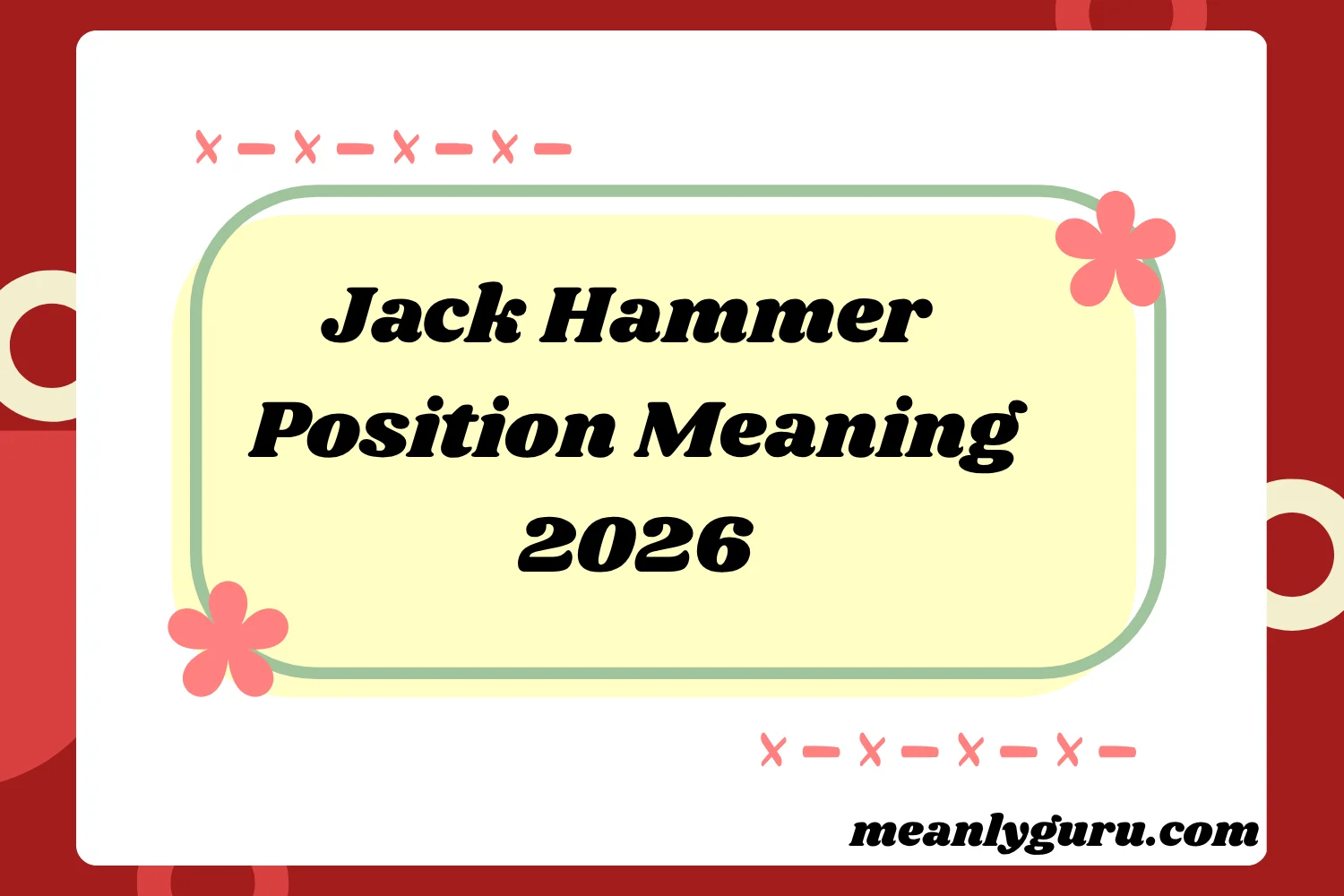 Jack Hammer Position2026