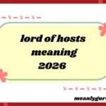 Lord of Hosts Meaning2026