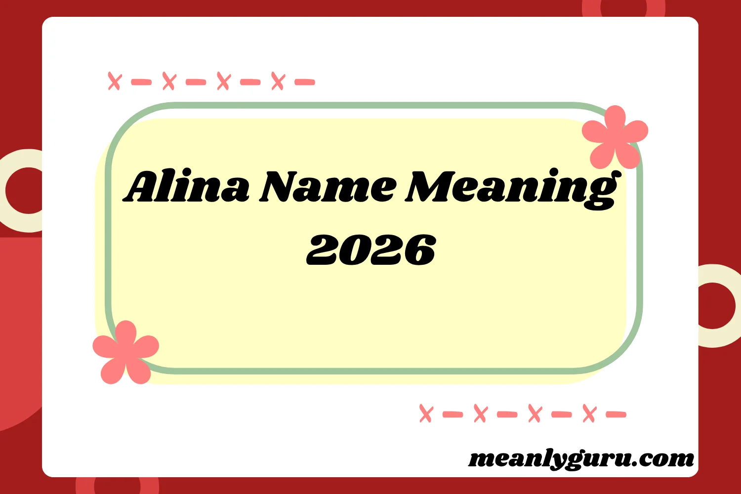 Alina Name Meaning2026