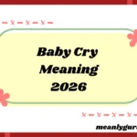 Baby Cry Meaning2026