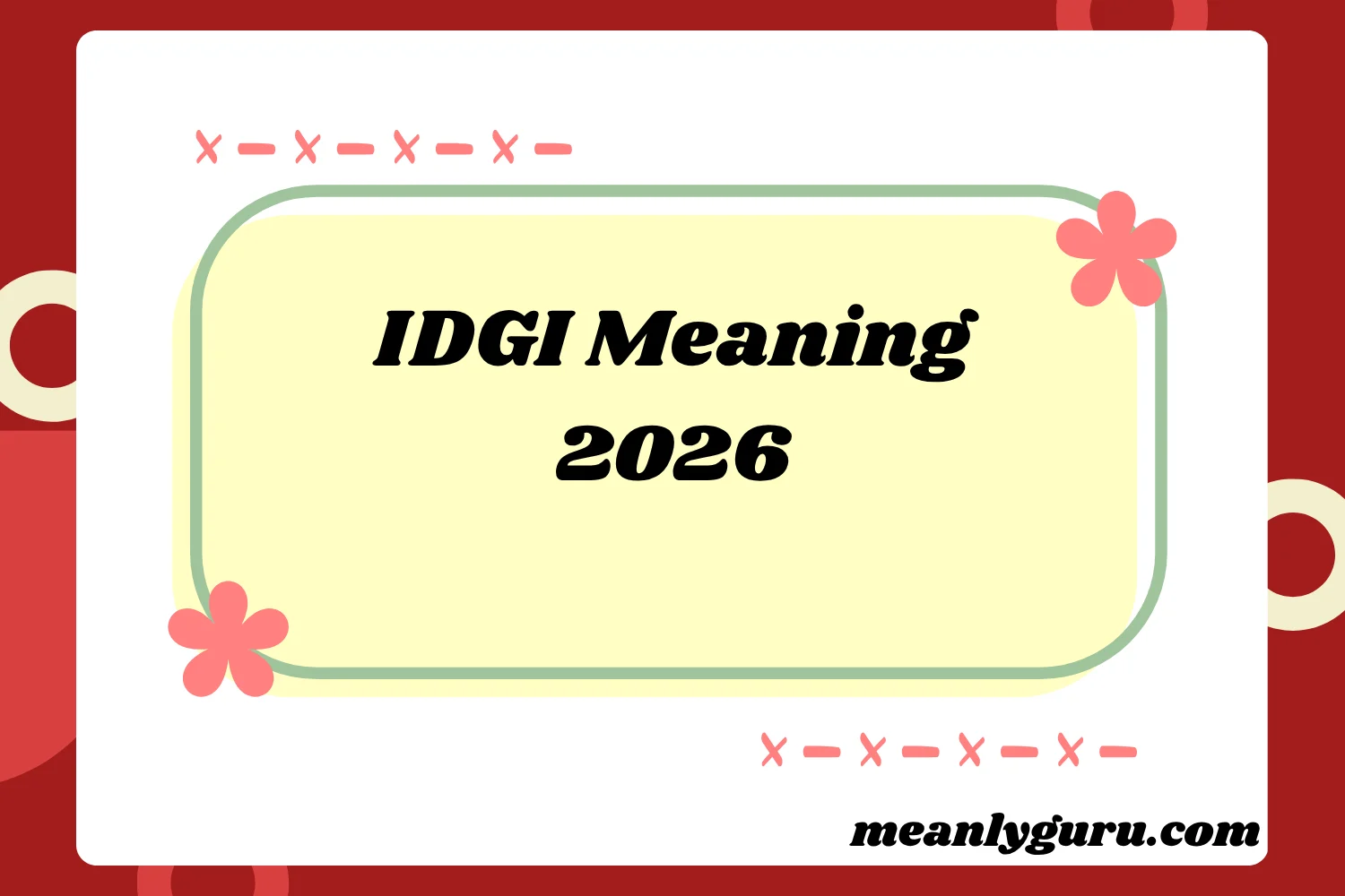 IDGI Meaning2026