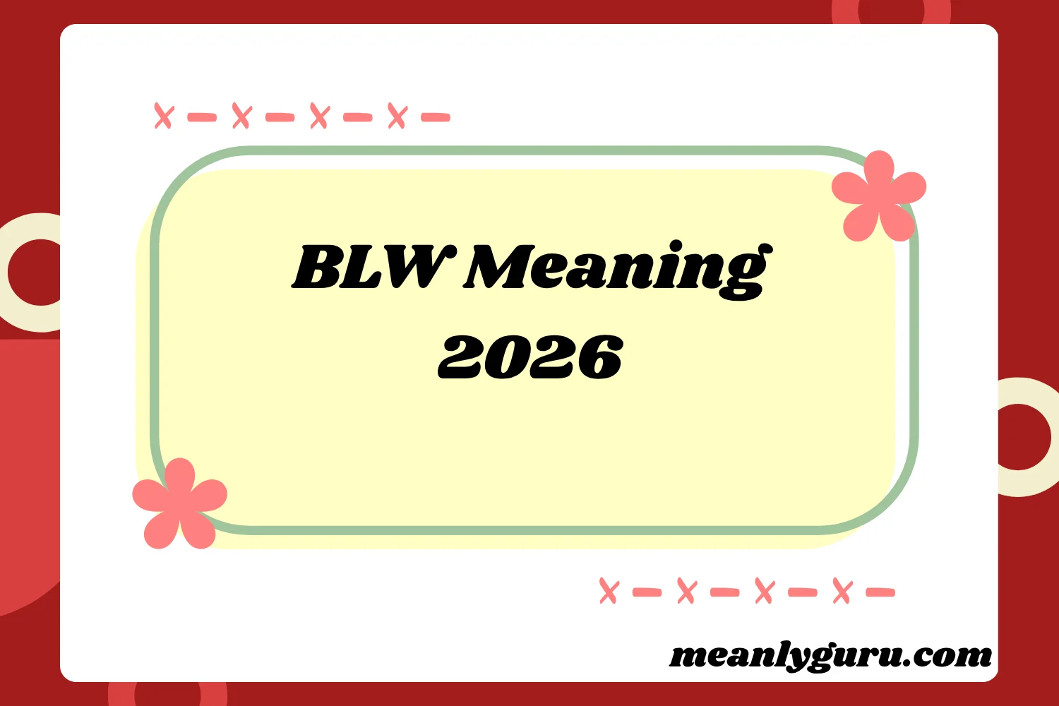 BLW Meaning2026