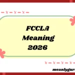 FCCLA Meaning2026