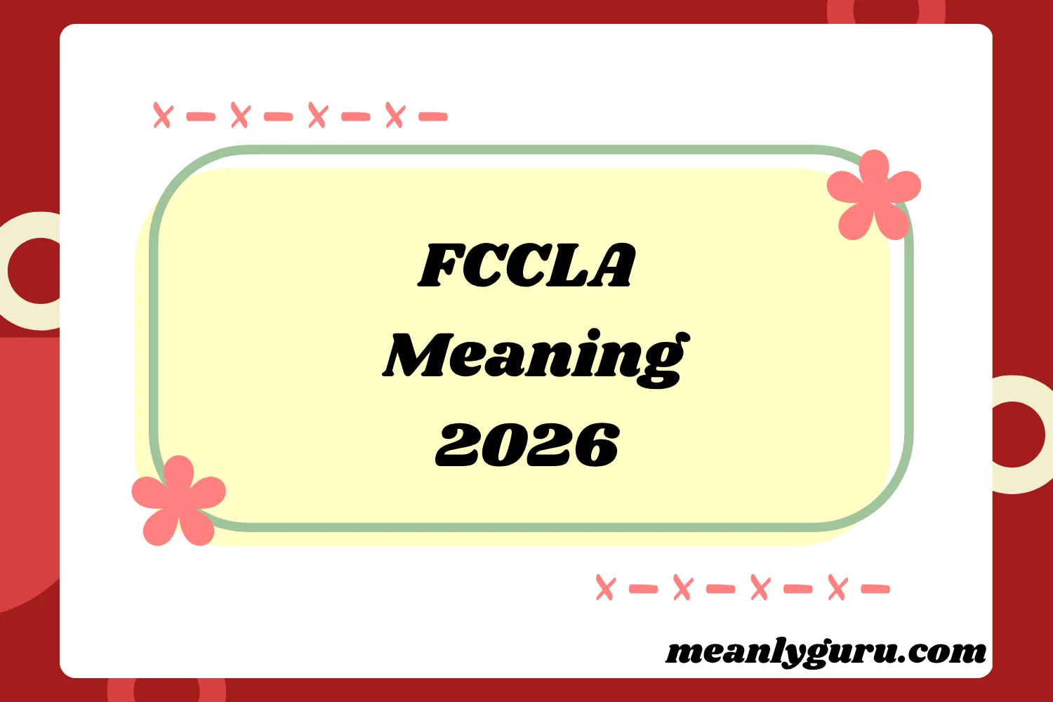 FCCLA Meaning2026