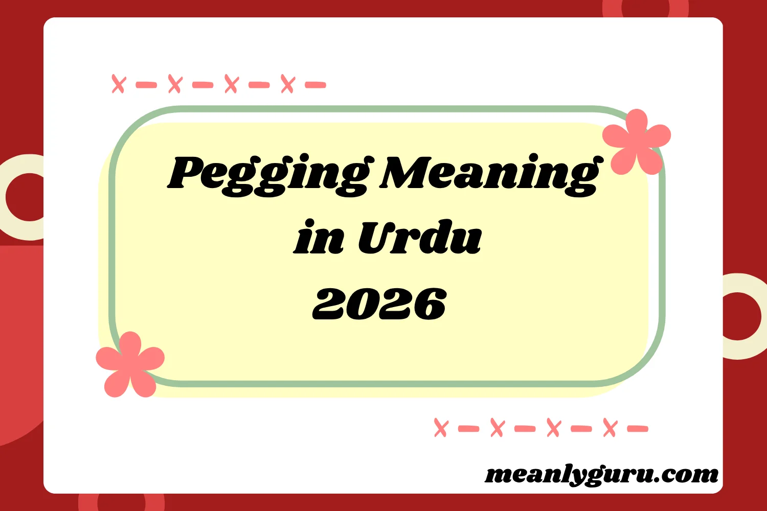 Pegging Meaning2026