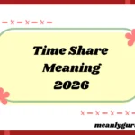 Time Share Meaning2026