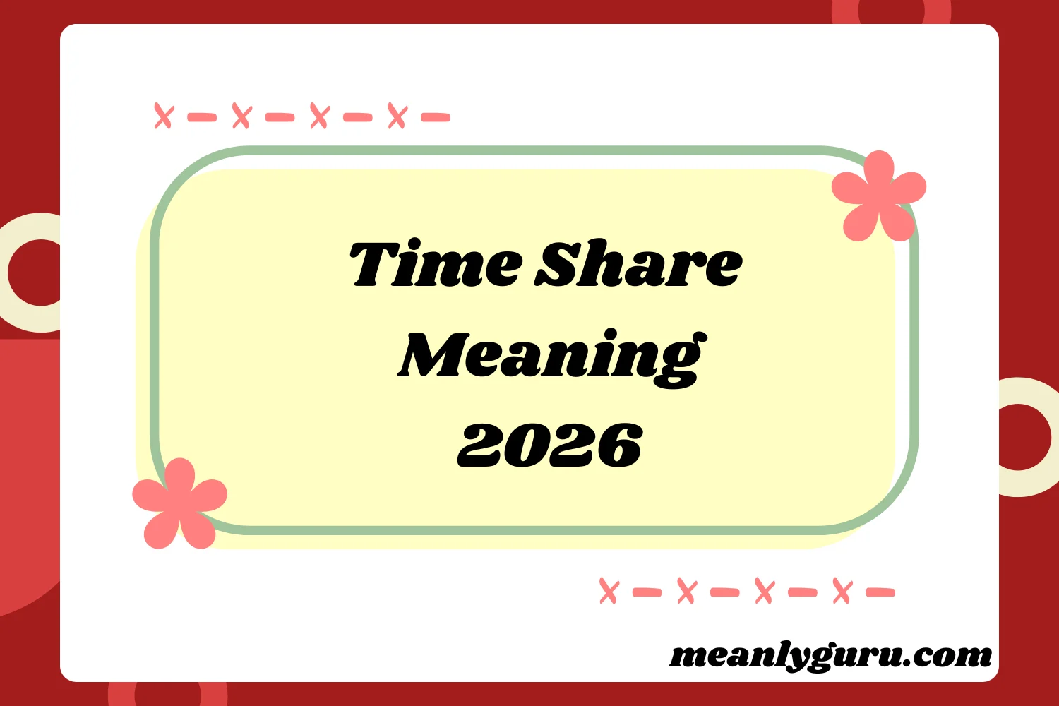 Time Share Meaning2026