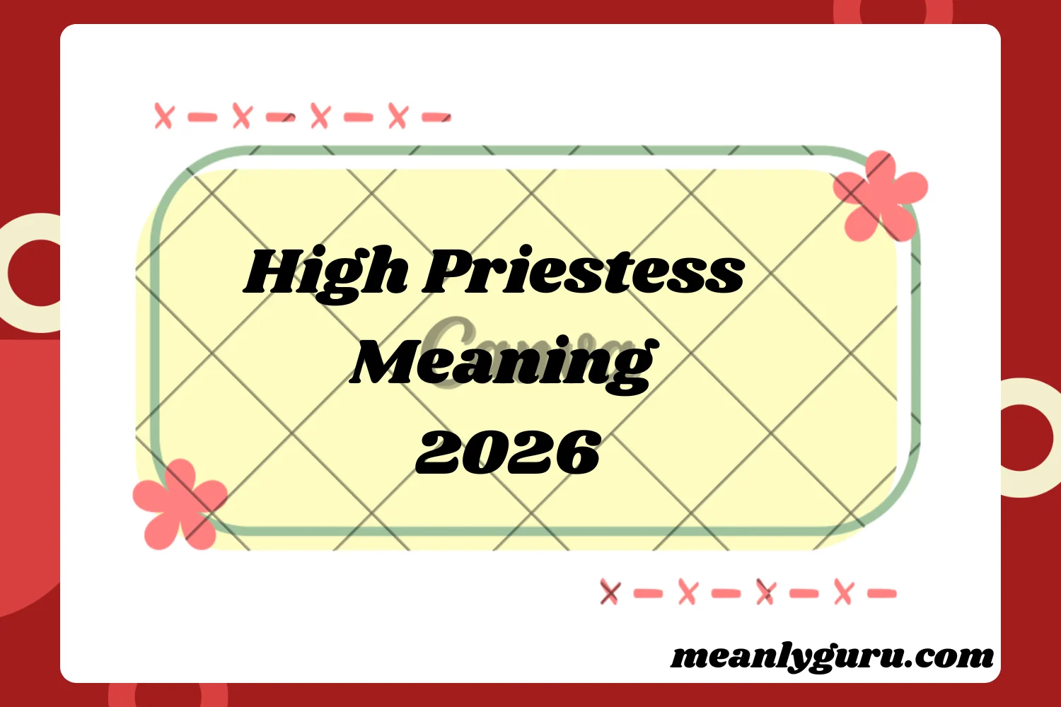 High Priestess Meaning2026