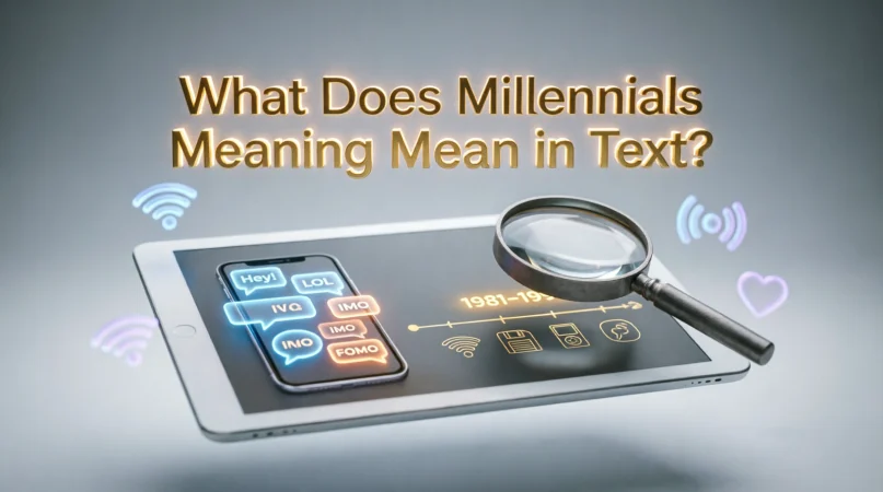 Millennials Meaning2026