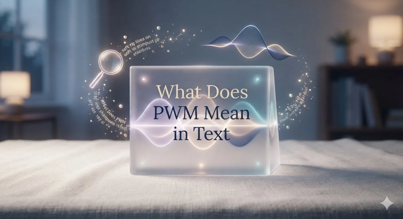What Does PWM Mean in Text? 2026
