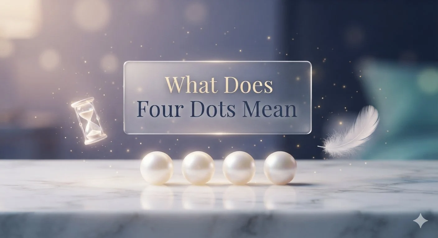 What Does Four Dots Mean2026