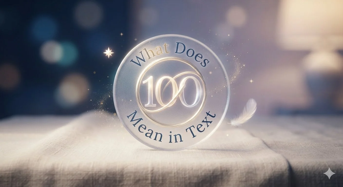 What Does 100 Mean in Text? 2026