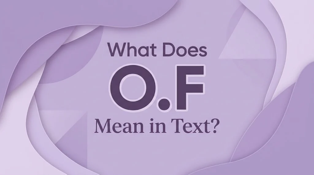 o.f Mean 2026